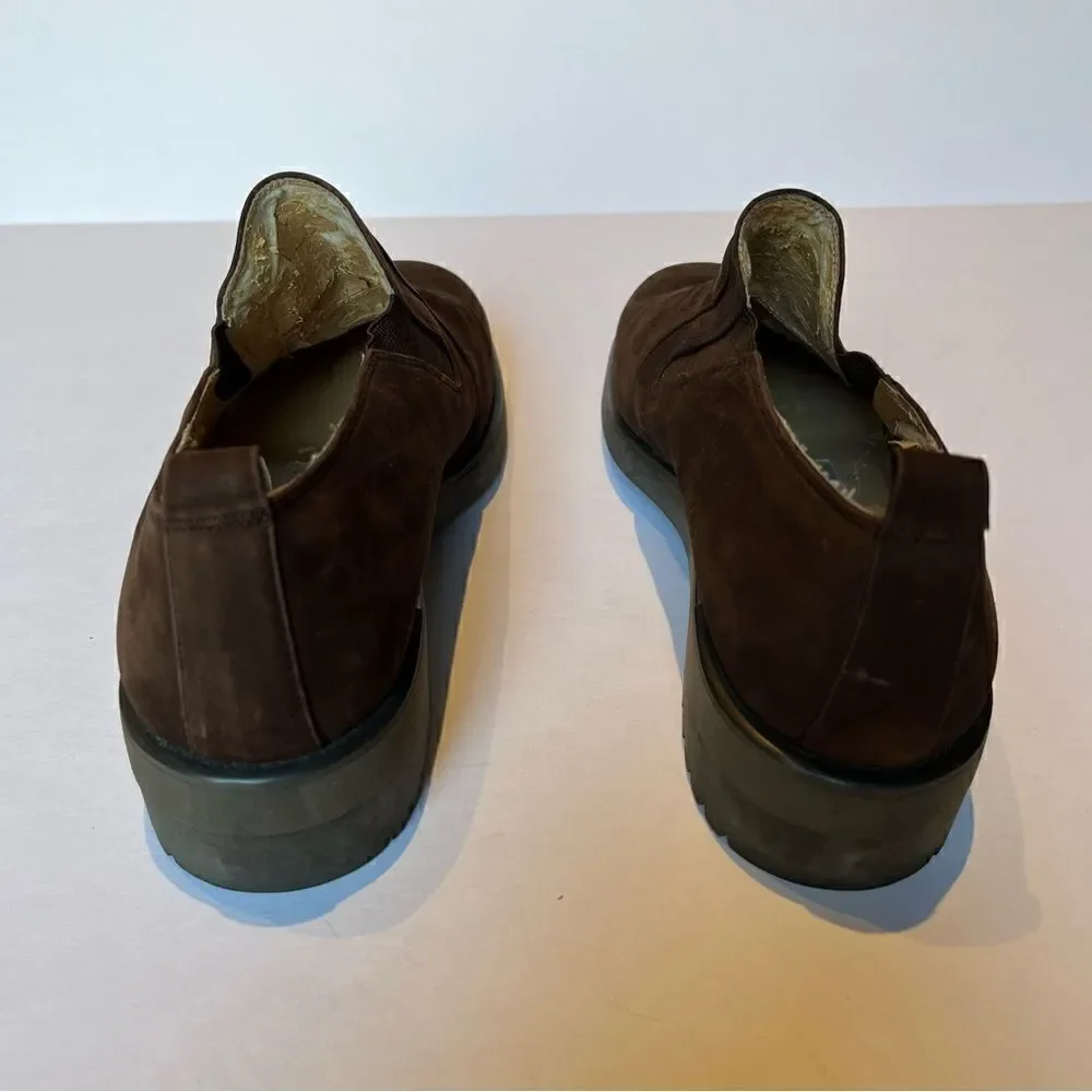 Jones New York Women's Soft Touch Style Suede Brown Loafer Size 8M